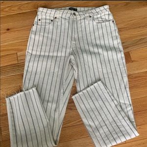 Abercrombie Striped Jeans